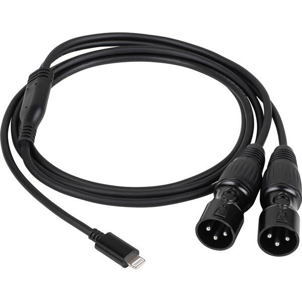 Main product image for Talent LCA-X Lightning to Stereo XLR 5ft240-899